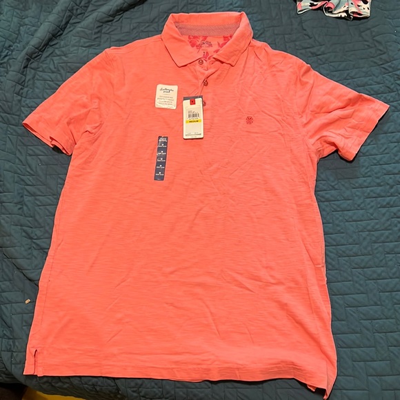 Izod Other - BNWT Mens IZOD SALTWATER WASH Medium Pink Polo
